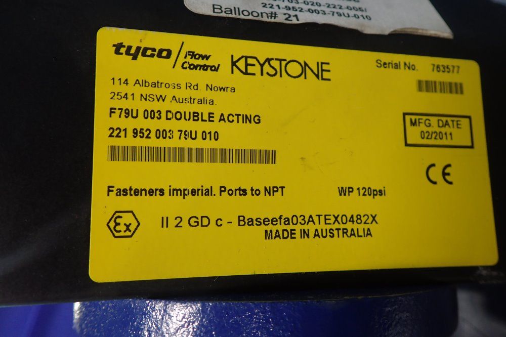 Keystone Butterfly Valve