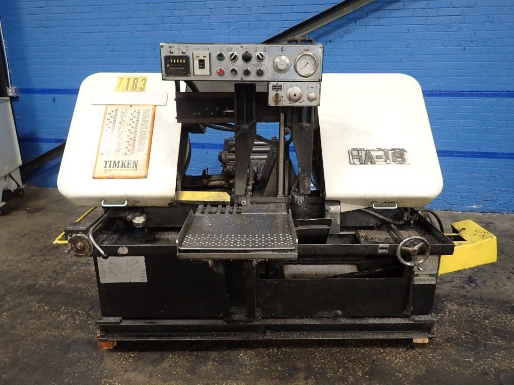 Kysor/johnson 18" X 16" Ha16 Horizontal Band Saw - Ha16