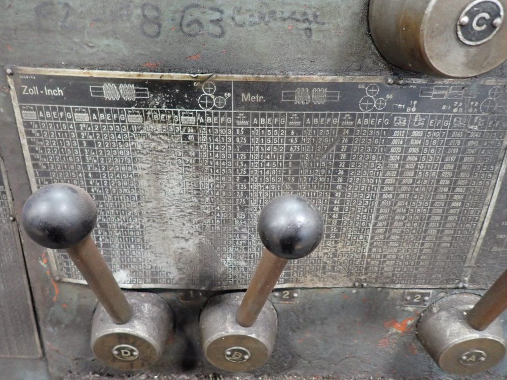 Meuser Gap-bed Lathe