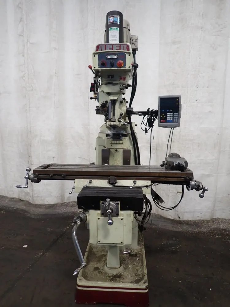 Acer 10" X 50" Fvs-3vkh Vertical Mill - Fvs-3vkh