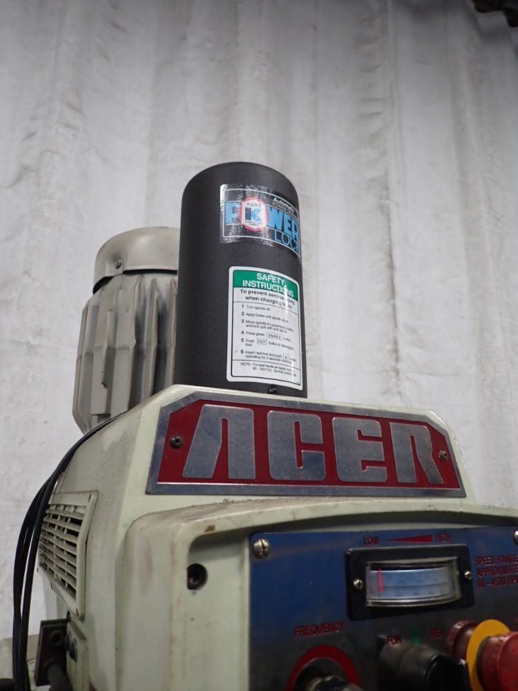 Acer 10" X 50" Fvs-3vkh Vertical Mill - Fvs-3vkh