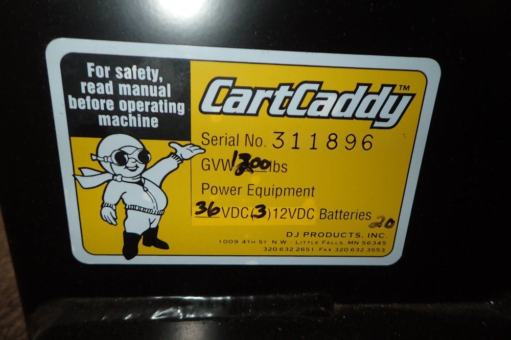 Dj Products 30,000 Pull / 6,000 Lift Cart Caddy/electric Tugger