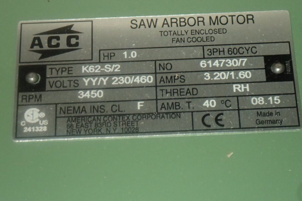 Acc Saw Arbor Motor