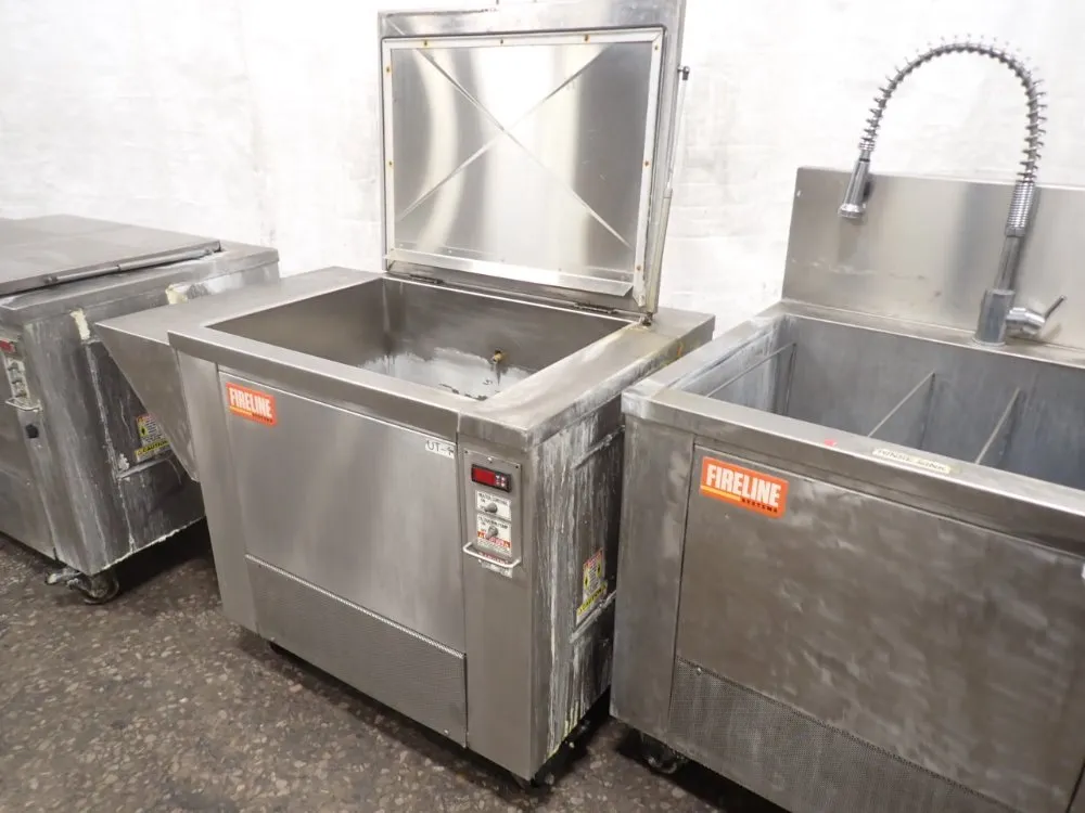 Ultrasonics International/fireline Systems 22" X 32" X 16" Sonic Pro/c4 Cleaning Line - Sonic Pro/c4