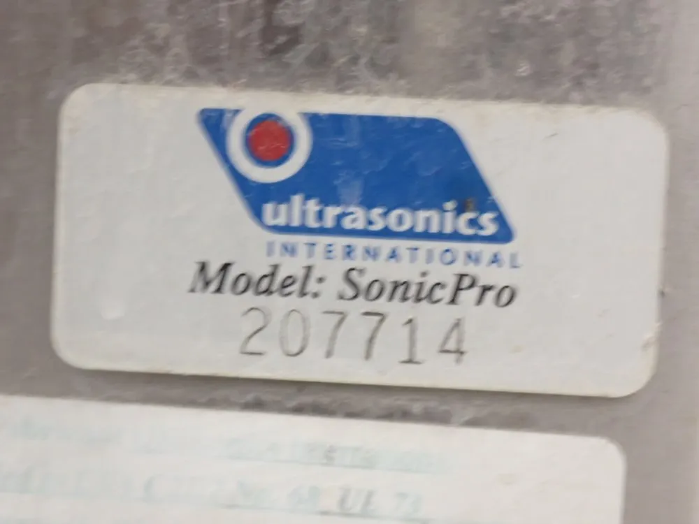 Ultrasonics International/fireline Systems 22" X 32" X 16" Sonic Pro/c4 Cleaning Line - Sonic Pro/c4