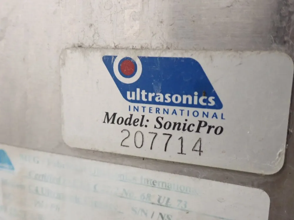 Ultrasonics International/fireline Systems 22" X 32" X 16" Sonic Pro/c4 Cleaning Line - Sonic Pro/c4