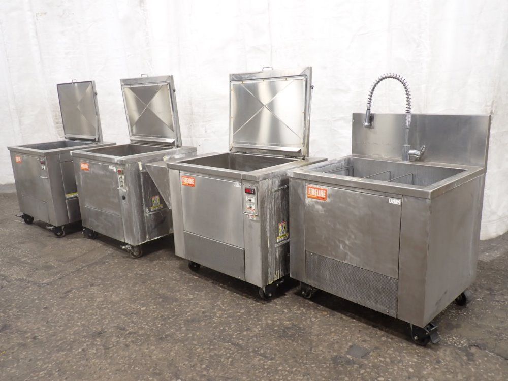 Ultrasonics International/fireline Systems 22" X 32" X 16" Sonic Pro/c4 Cleaning Line - Sonic Pro/c4