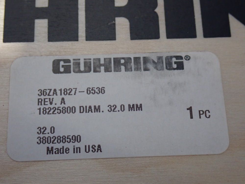 Guhring Cutter Head