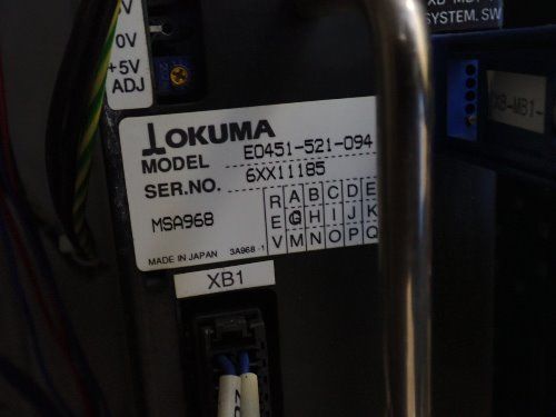 Okuma 22" X 51" Table Mx-5sva Cnc Vmc - Mx-5sva