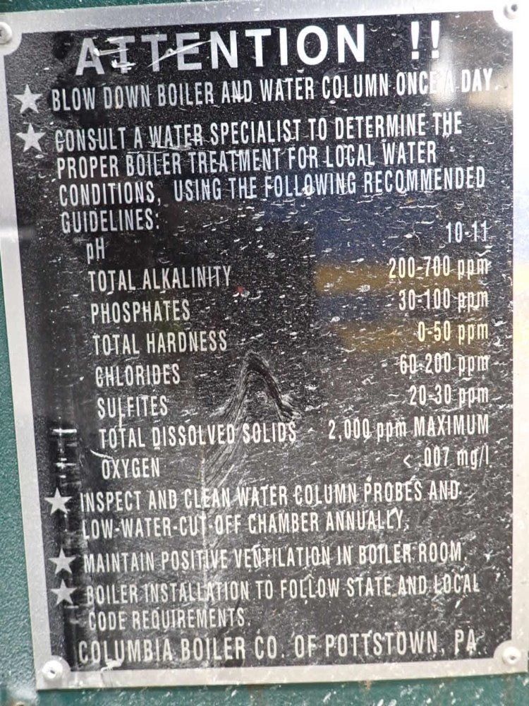 Columbia 840,000 Btu Mph-20 Boiler - Mph-20