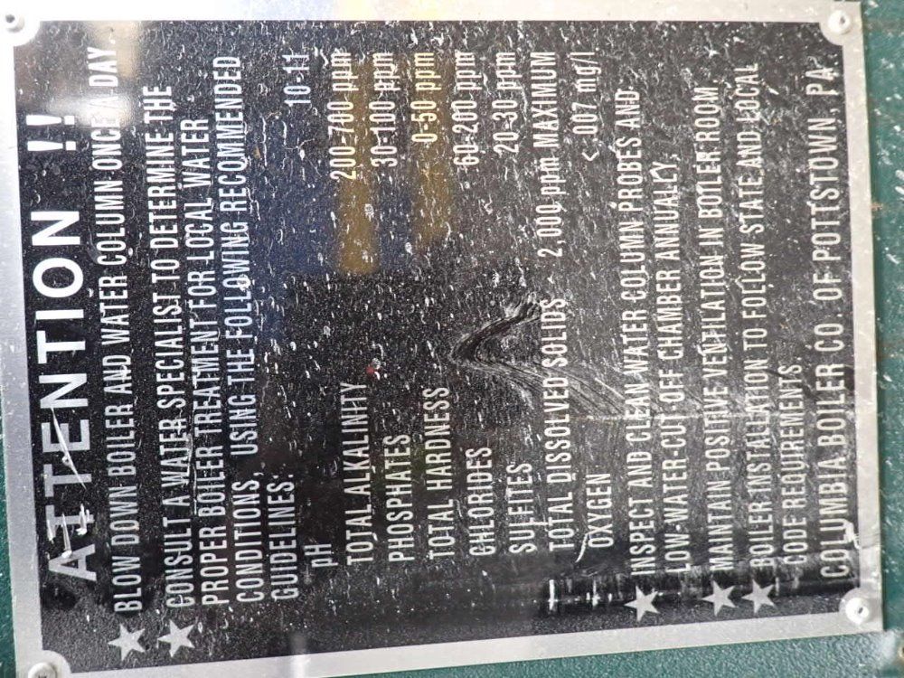 Columbia 840,000 Btu Mph-20 Boiler - Mph-20