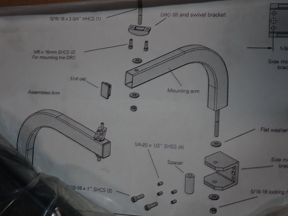 Heidenhain Dro Mounting Kit