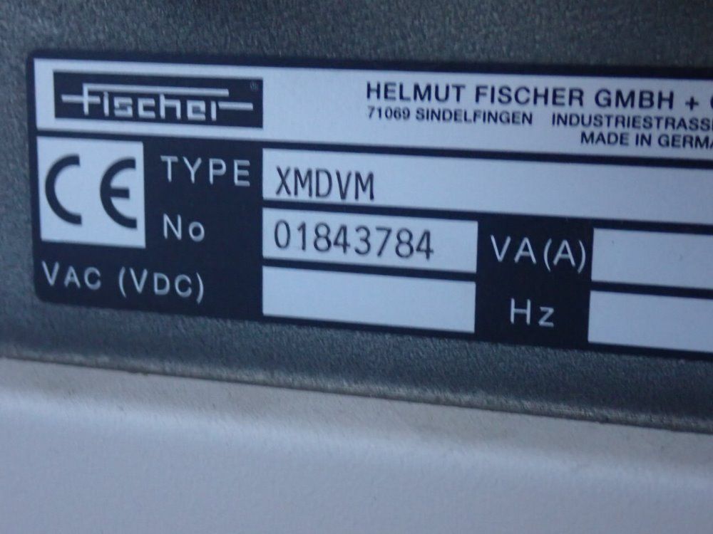 Fischer Fischerscope System Xdvm/xmdvm X-ray - Fischerscope System Xdvm/xmdvm