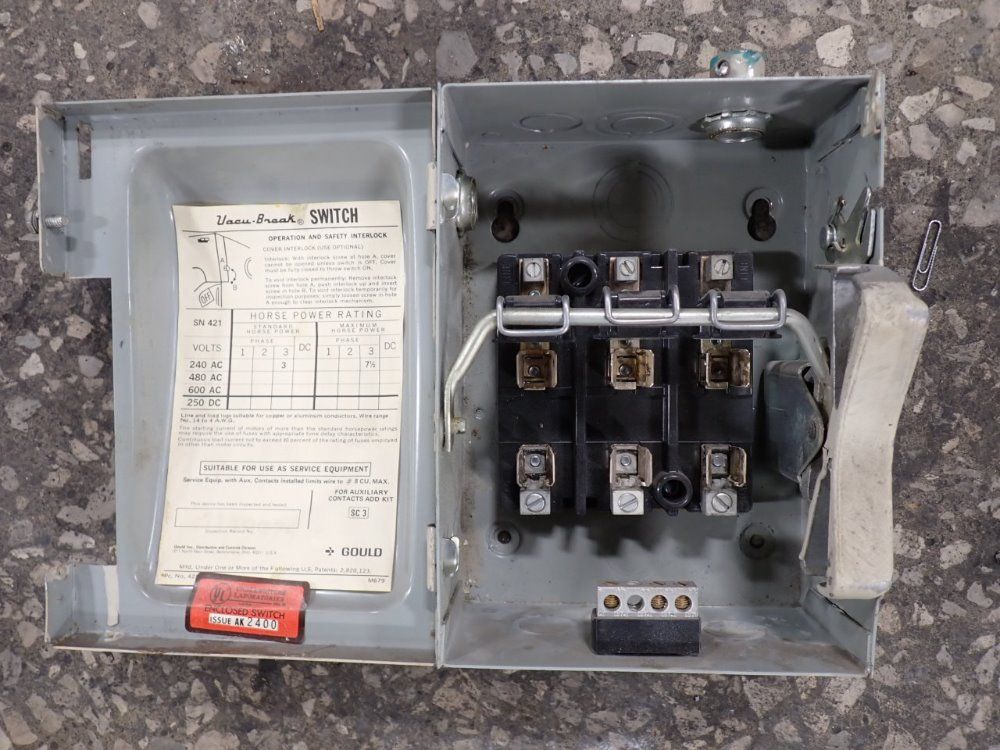 Gould/ite Fusible Disconnect