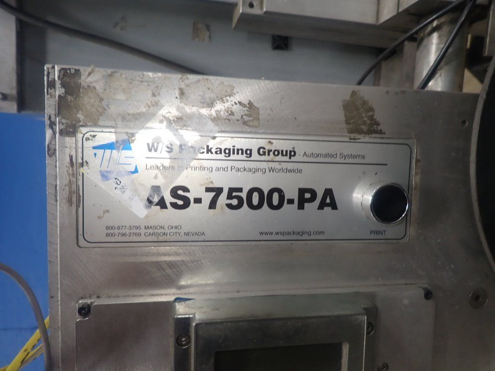 W S Packaging Group As-7500-pa Labeler - As-7500-pa