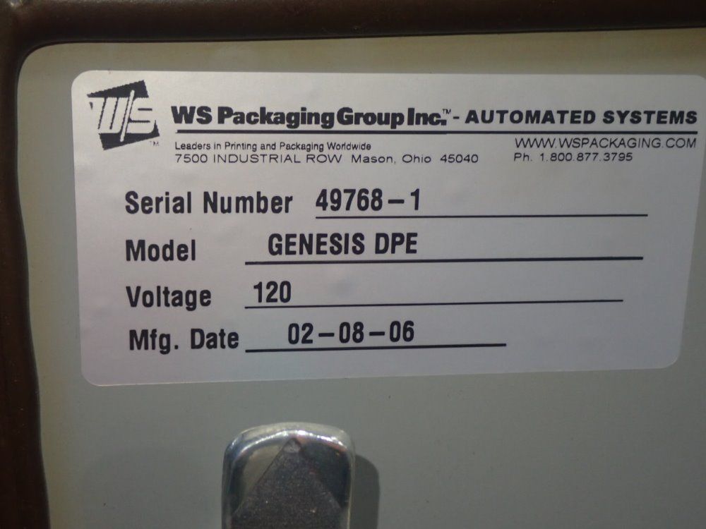 W S Packaging Group As-7500-pa Labeler - As-7500-pa