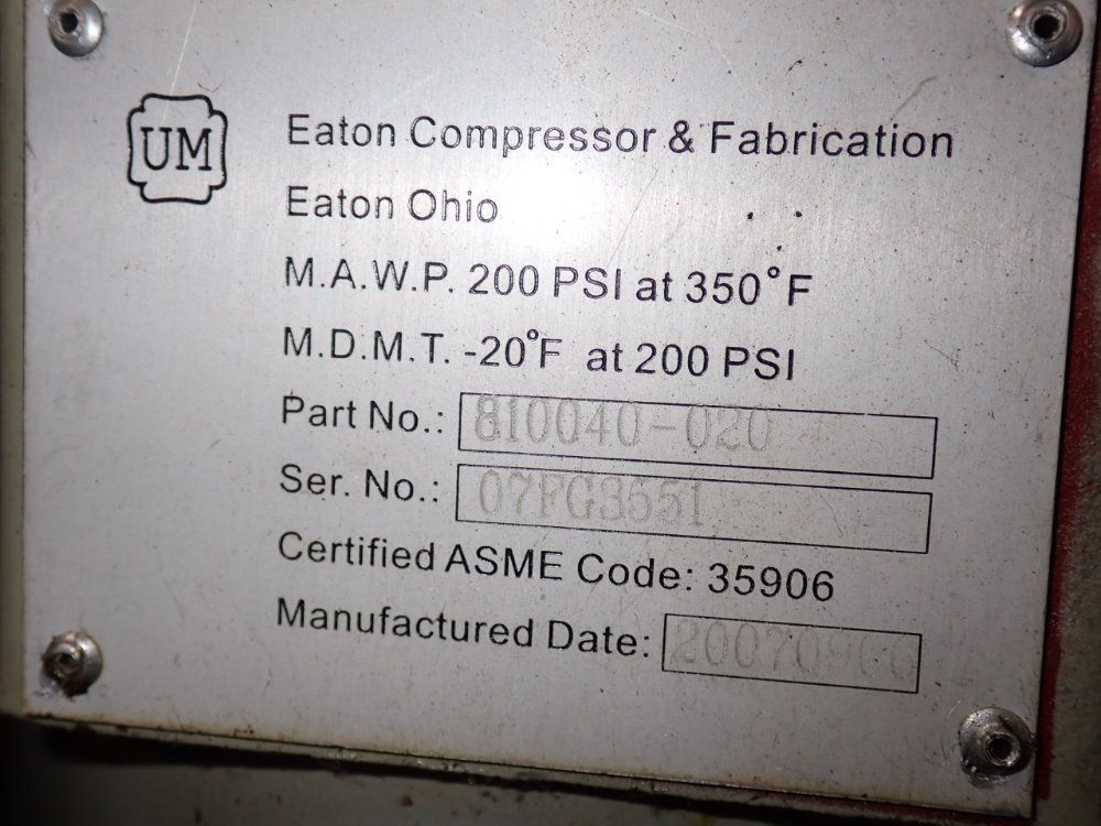 Eaton 15 Hp Srw3-15 Hp-230 Air Compressor - Srw3-15 Hp-230