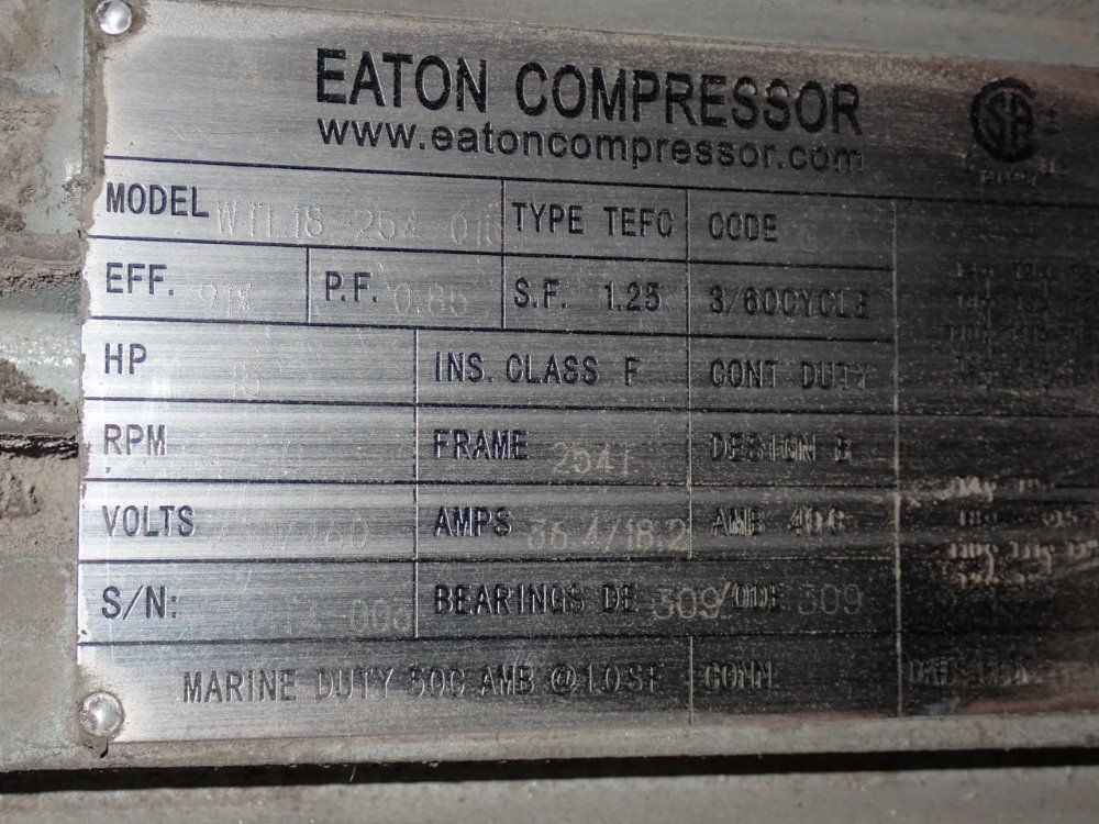 Eaton 15 Hp Srw3-15 Hp-230 Air Compressor - Srw3-15 Hp-230
