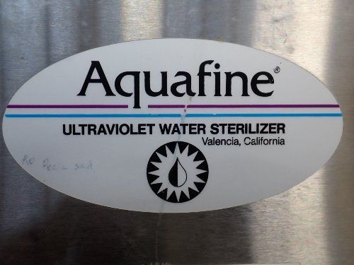 Aquafine Ultraviolet Water Sterilizer