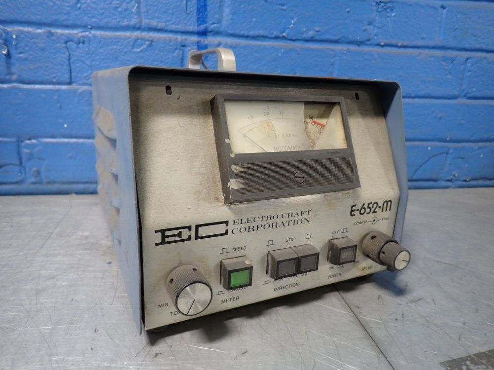 Electro-craft Corp. Speed Control