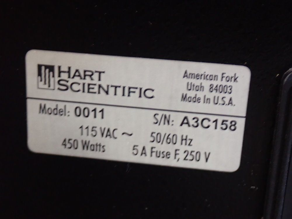 Hart Scientific Fog-test Chamber