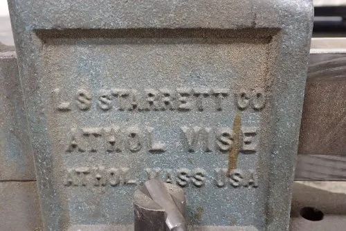 L S Starrett 4-1/2" Vise