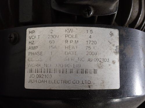 Dayton 13" X 19" 2lkt6 Horizontal Band Saw - 2lkt6