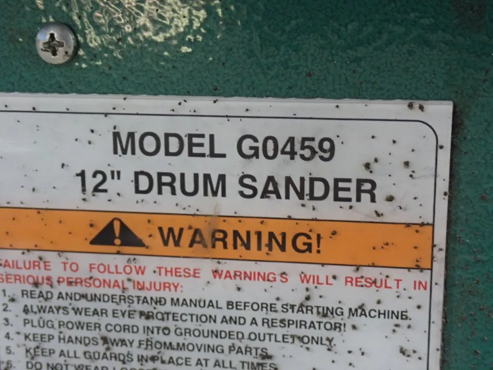 Grizzly Drum Sander
