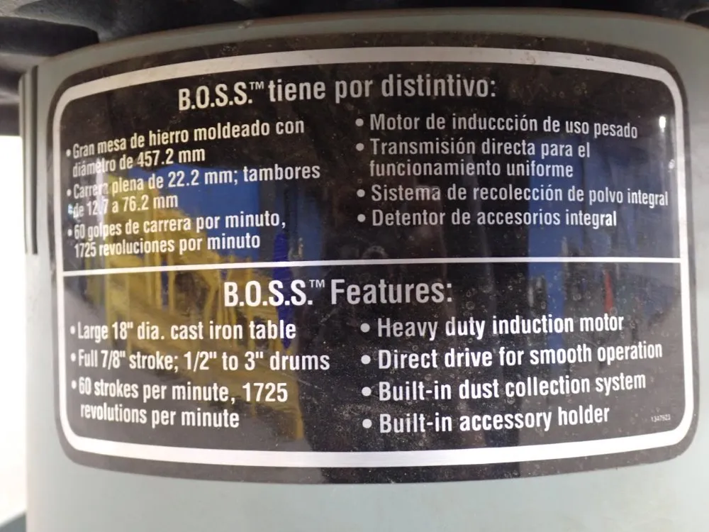 Delta Bench Oscillating Spindle Sander