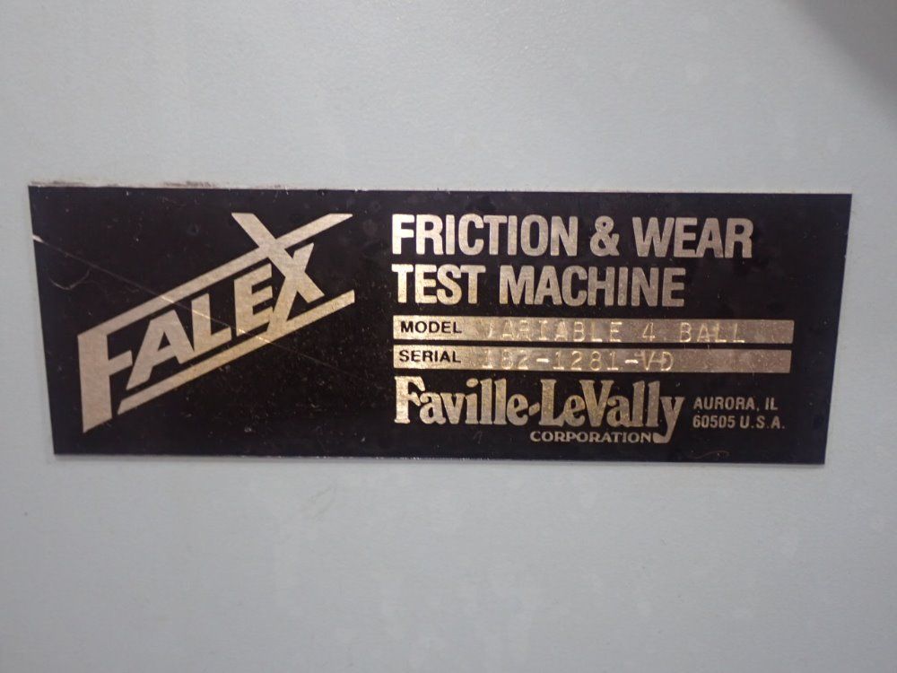 Falex Variable 4 Ball Friction & Wear Test Machine - Variable 4 Ball