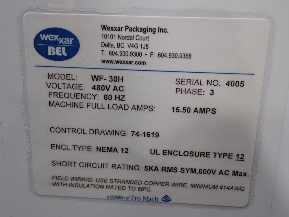 Wexxar Wf-30h Case Former - Wf-30h