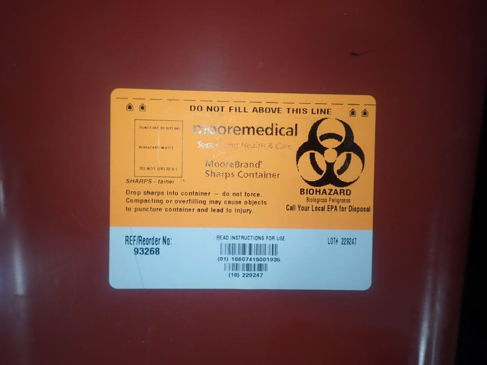Moore Medical Sharps Containters