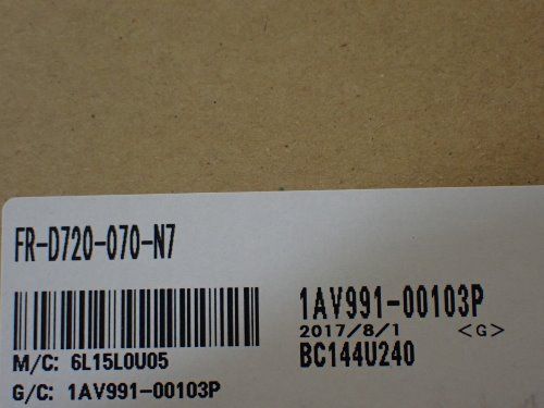 Mitsubishi . Fr-d720-070-n7. Compact Drive Unit. Output=7amp, 3ph, Ac200-240v - Fr-d720-070-n7