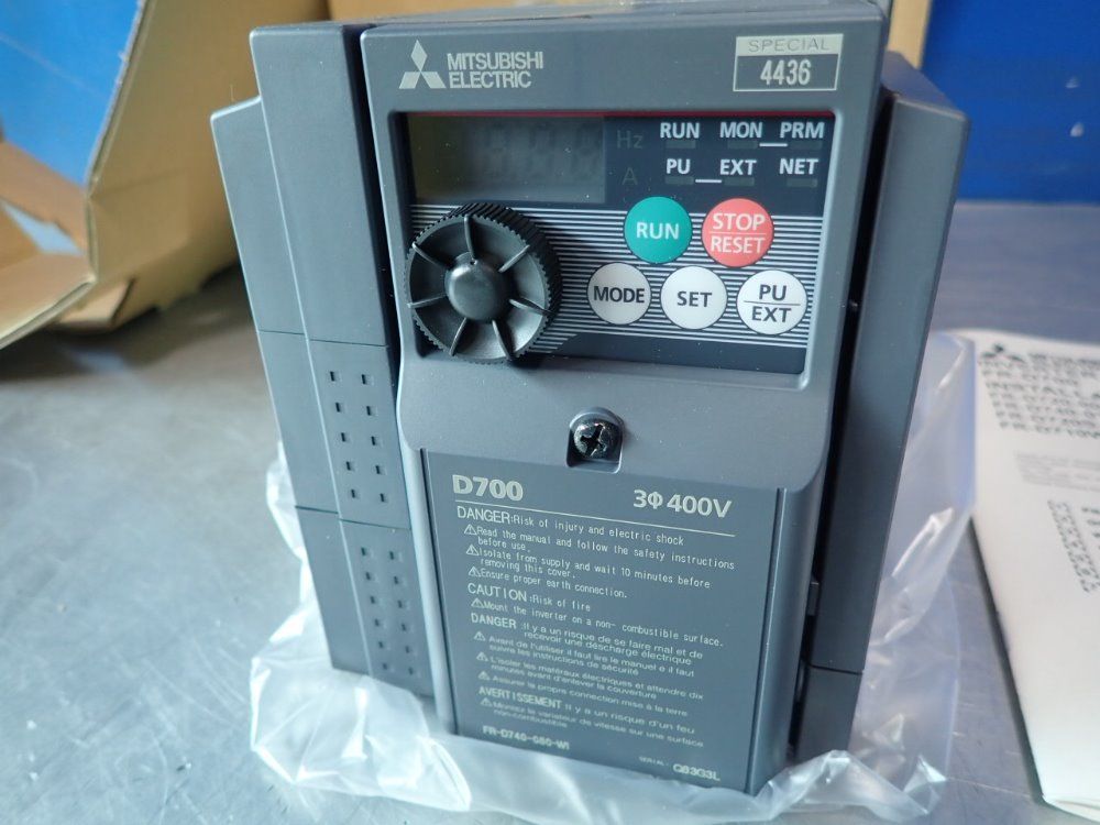 Mitsubishi Electrical Fr-d740-080-w1 Inverter Drive - Fr-d740-080-w1