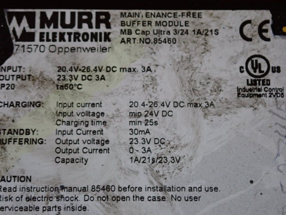 Murr Electronik 85460 Buffer Module - 85460