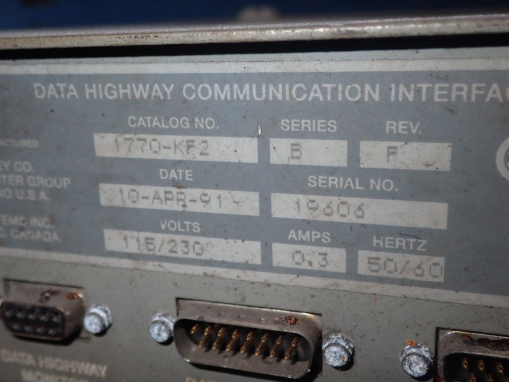 Allen Bradley Data Highway Communication Interface