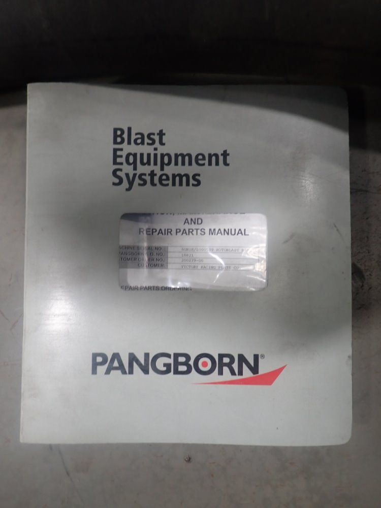 Pangborn 6gn-1r36 Blast Cleaning System - 6gn-1r36