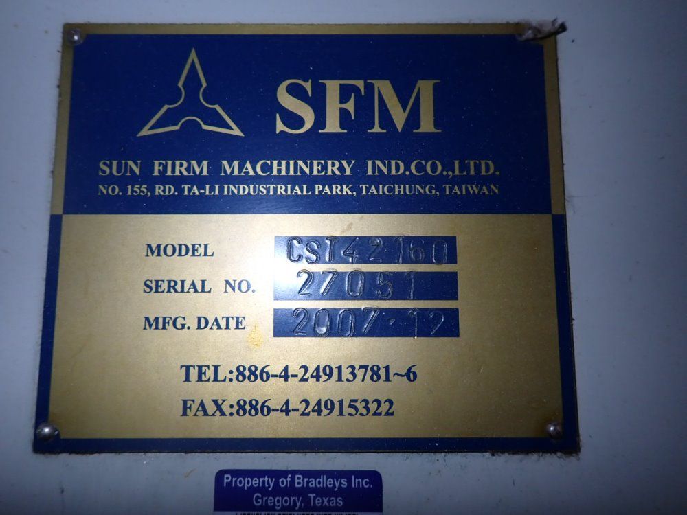 Sunfirm Cnc Lathe - Cst-42160