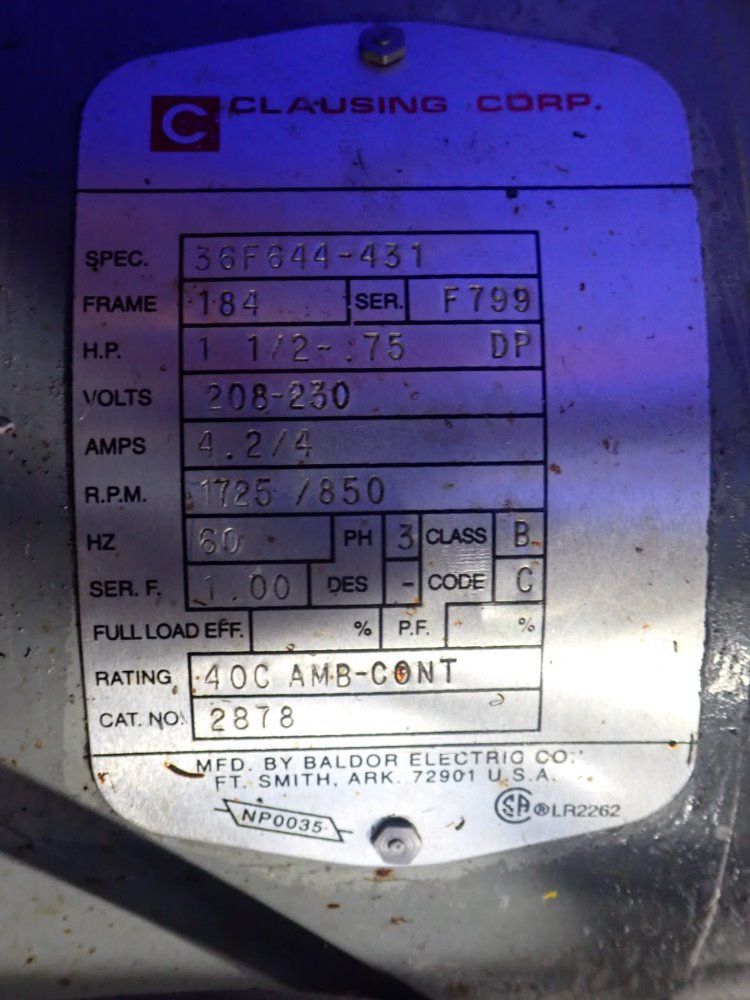 Clausing Industrial 10" Throat 2276 Drill Press - 2276