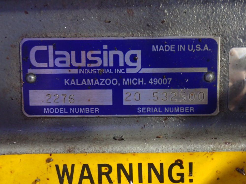 Clausing Industrial 10" Throat 2276 Drill Press - 2276