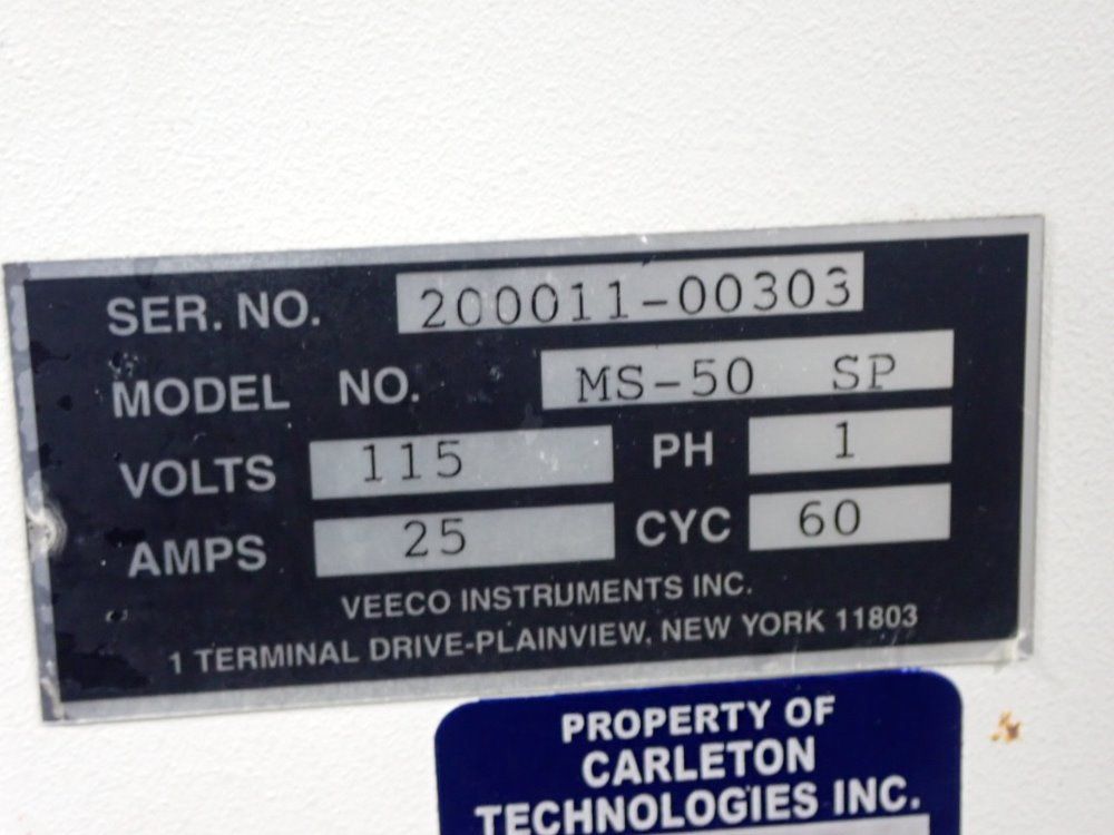 Veeco Instruments Leak Tester - Ms50