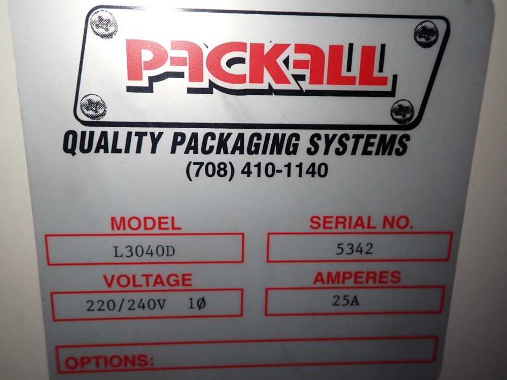 Pack All 40" X 30" L3040d L-bar Sealer - L3040d