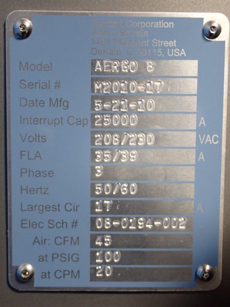 Alloyd Rotary Blister Packaging Machine