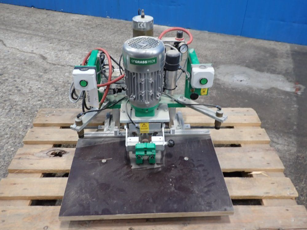 Pfluka Hinge Bore & Inserting Machine - Grass Pro 1