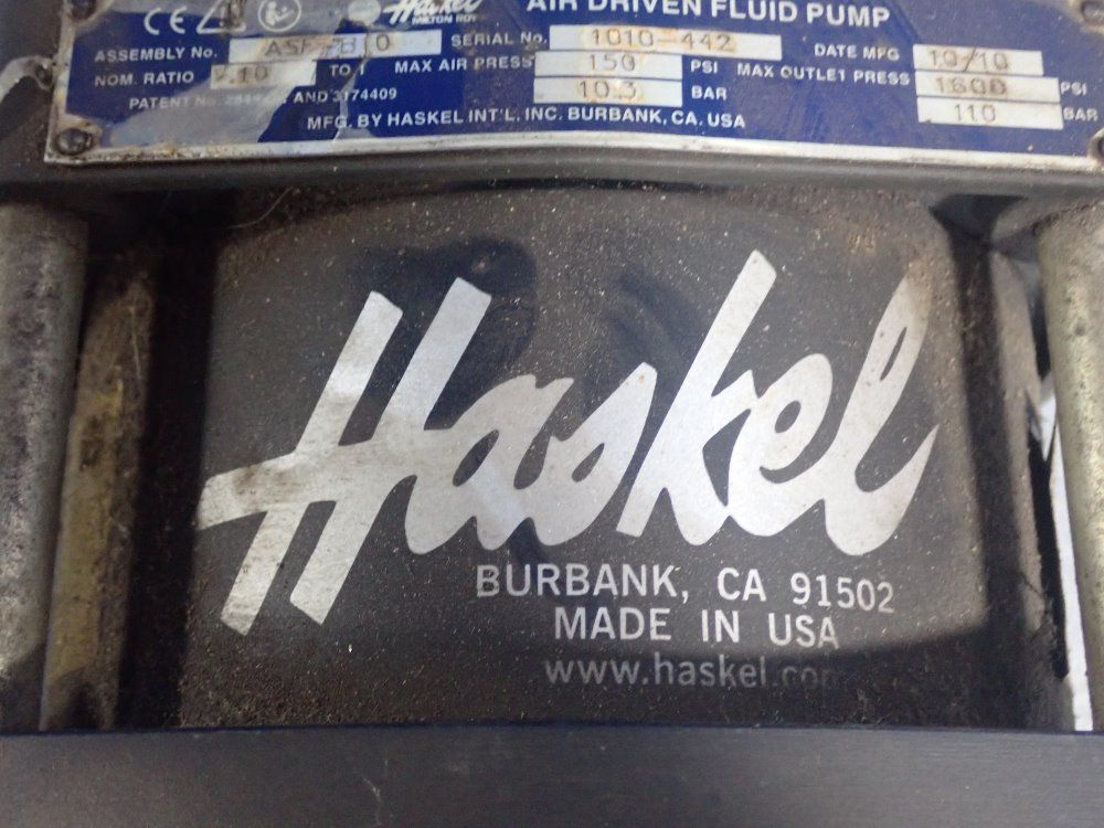 Haskel Air Driven Fluid Pump