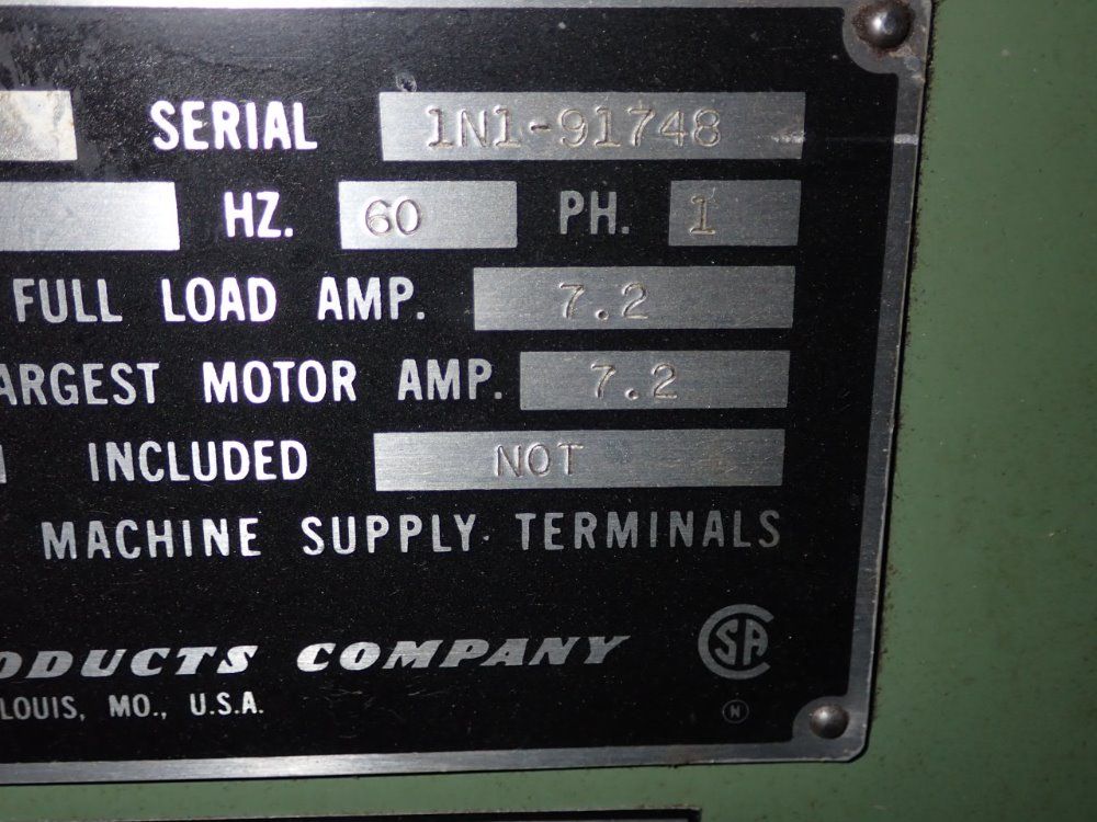 Sunnen Mbb-1660-k Honing Machine - Mbb-1660-k