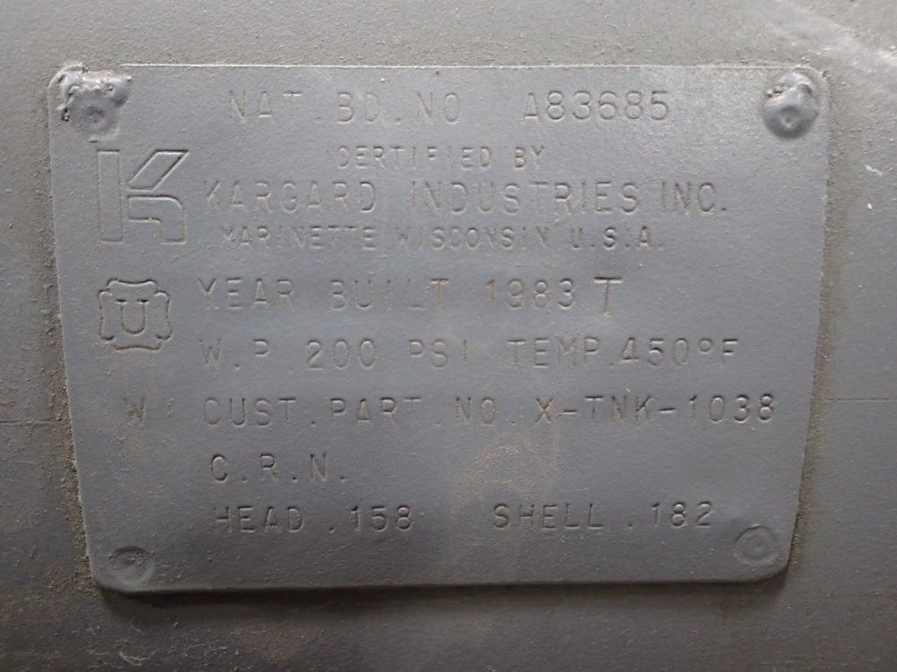 Kargard Industries Inc Air Tank