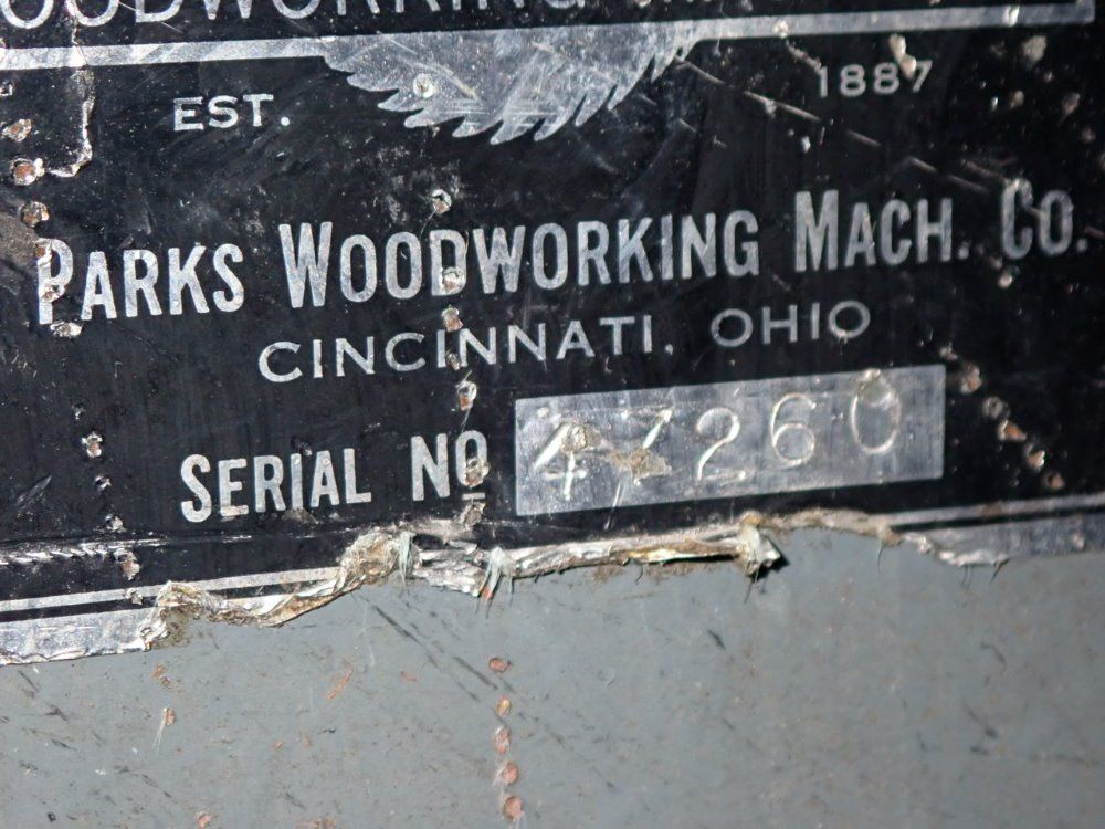 Parks Vertical Band Saw