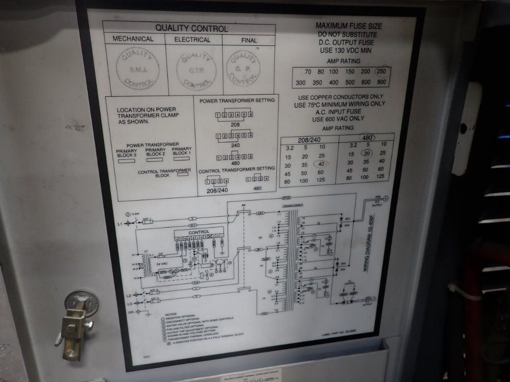 Power Factor 48v/965 Ah Battery Charger - 3pfe24b-965emep