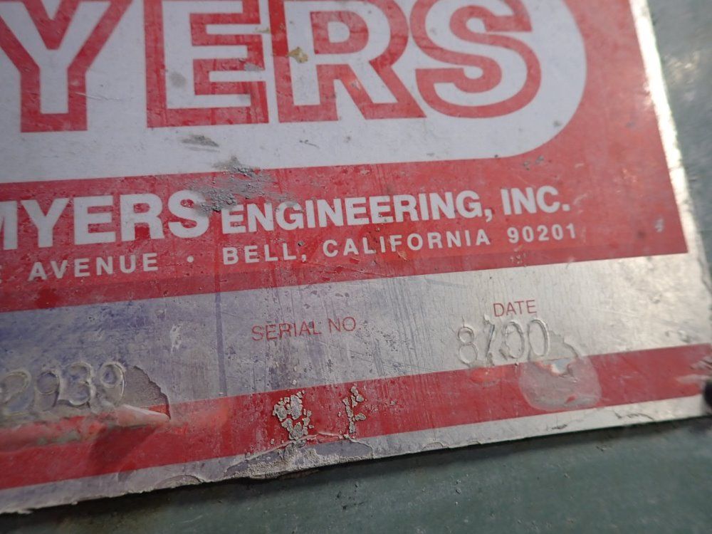 Myers 10 Hp 775a-10-5939 Mixer - 775a-10-5939